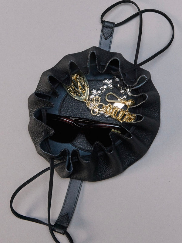 【M26H9OJ015】WHIP POUCH BLACK