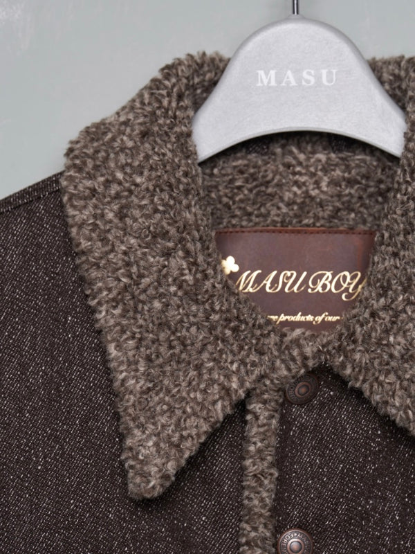 【B26H9BL001】MB NEP BOA TRUCKER JACKET BROWN