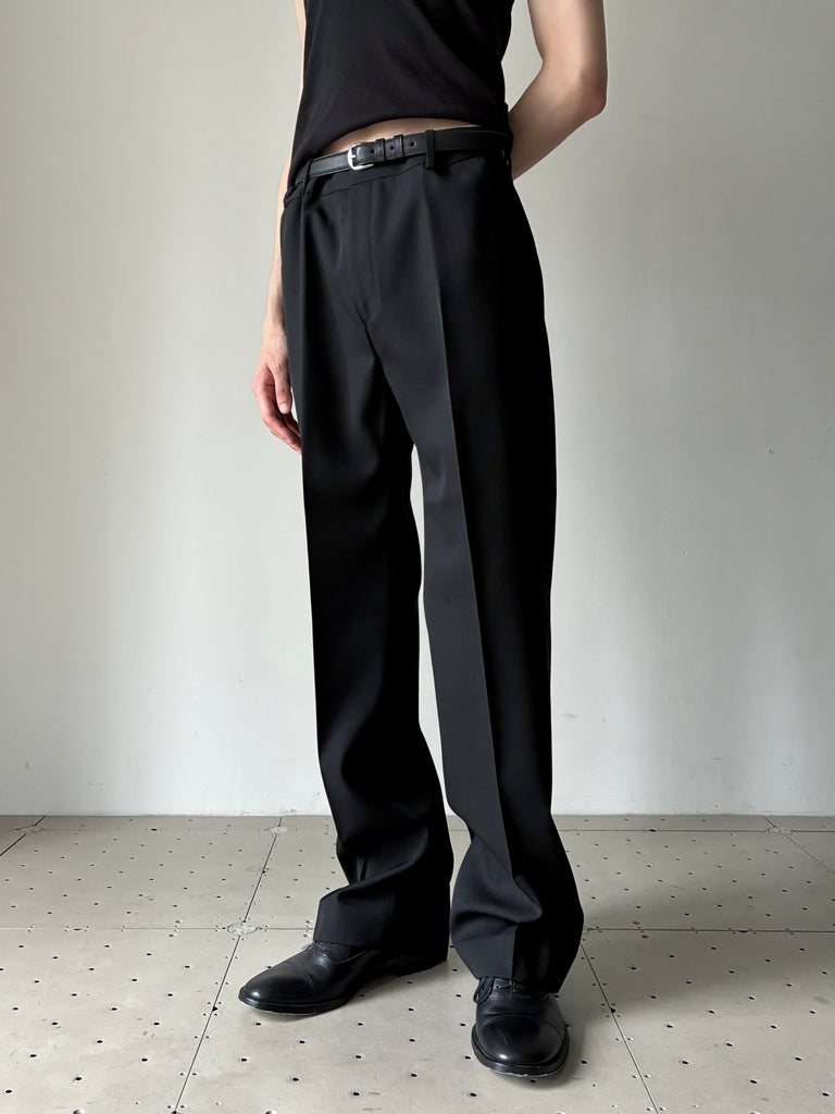【264-MRB0031-FB0759-001】RELAXED TROUSERS BLACK