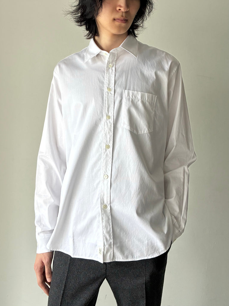 【264-MRT0032-FB0766-047】CASUAL POCKET SHIRT WHITE