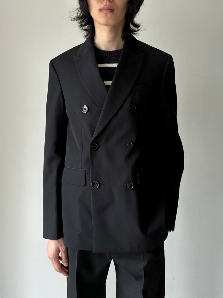 【264-MRZ0001-FB0759-001】BOXY DB JACKET BLACK