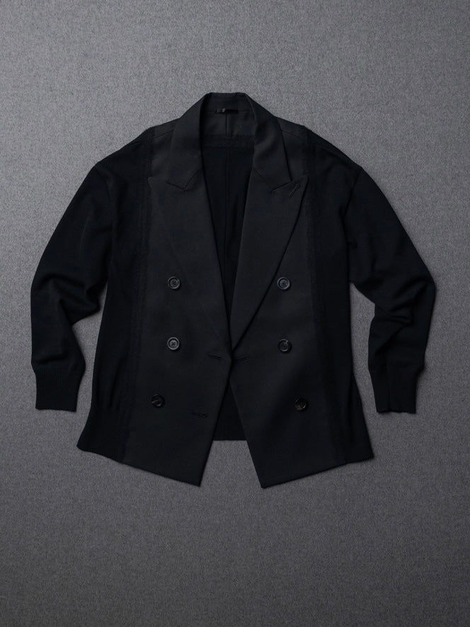 【34PDC-S1-7112】BESSON CARDIGAN BLACK