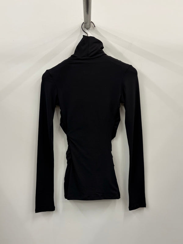 【34AP00APJETO06017】Layered High Neck L/S Top BLACK