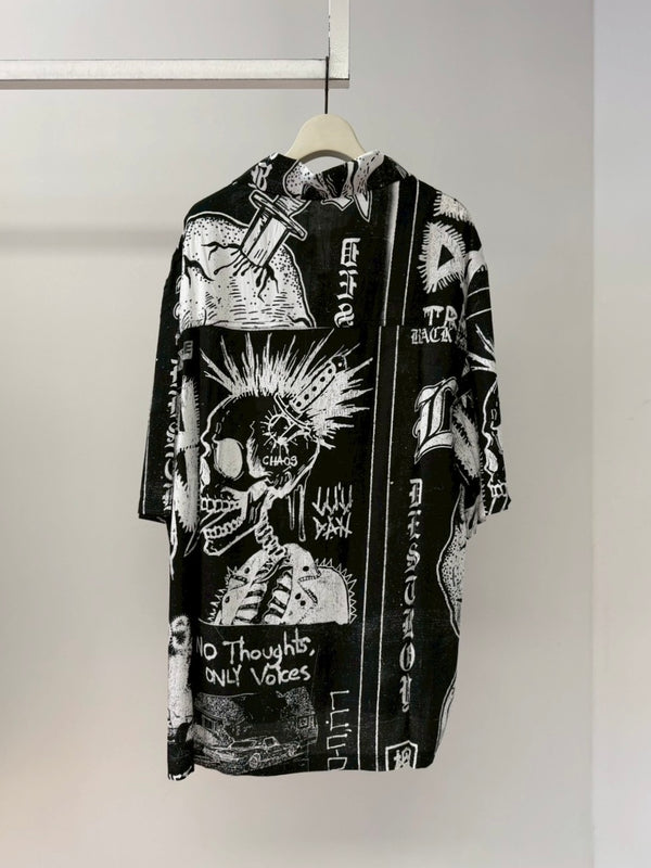 SHORT SLEEVE SHIRT BLACK