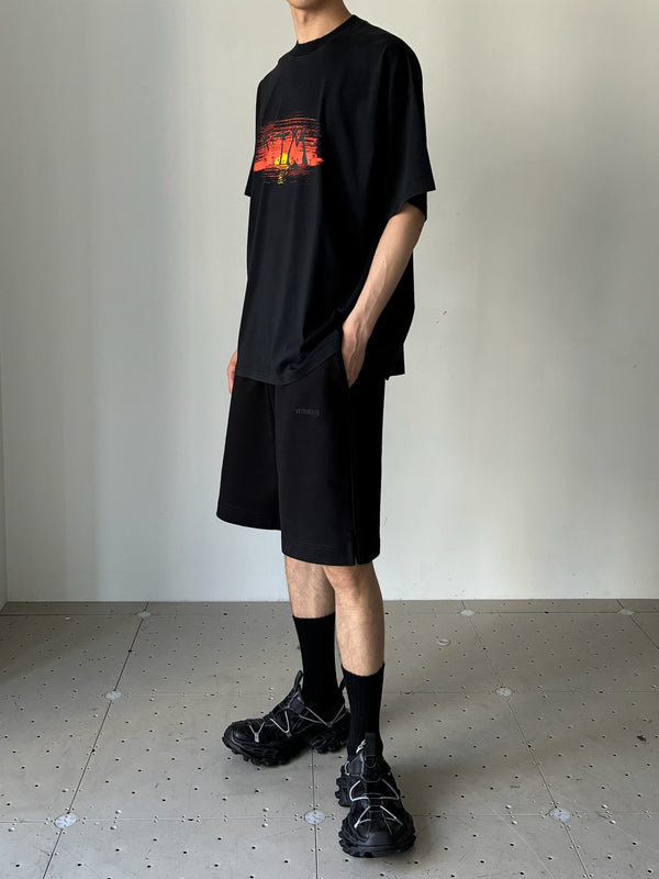 PALMTREE REGULAR T-SHIRT BLACK