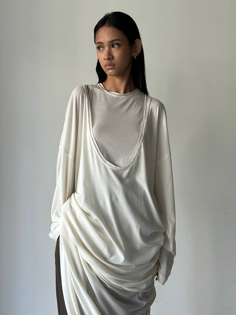 【34GS01DRESS10】ISADORA DRESS WHITE