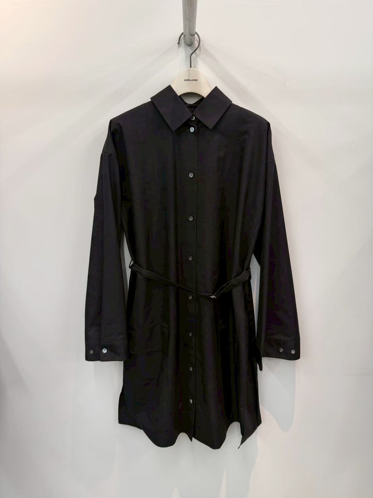 【S359Y09XK9】SHIRT DRESS BLACK