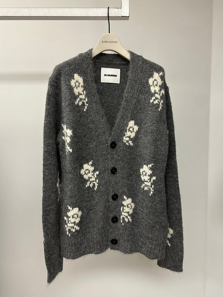 LS VN CARDIGAN GREY