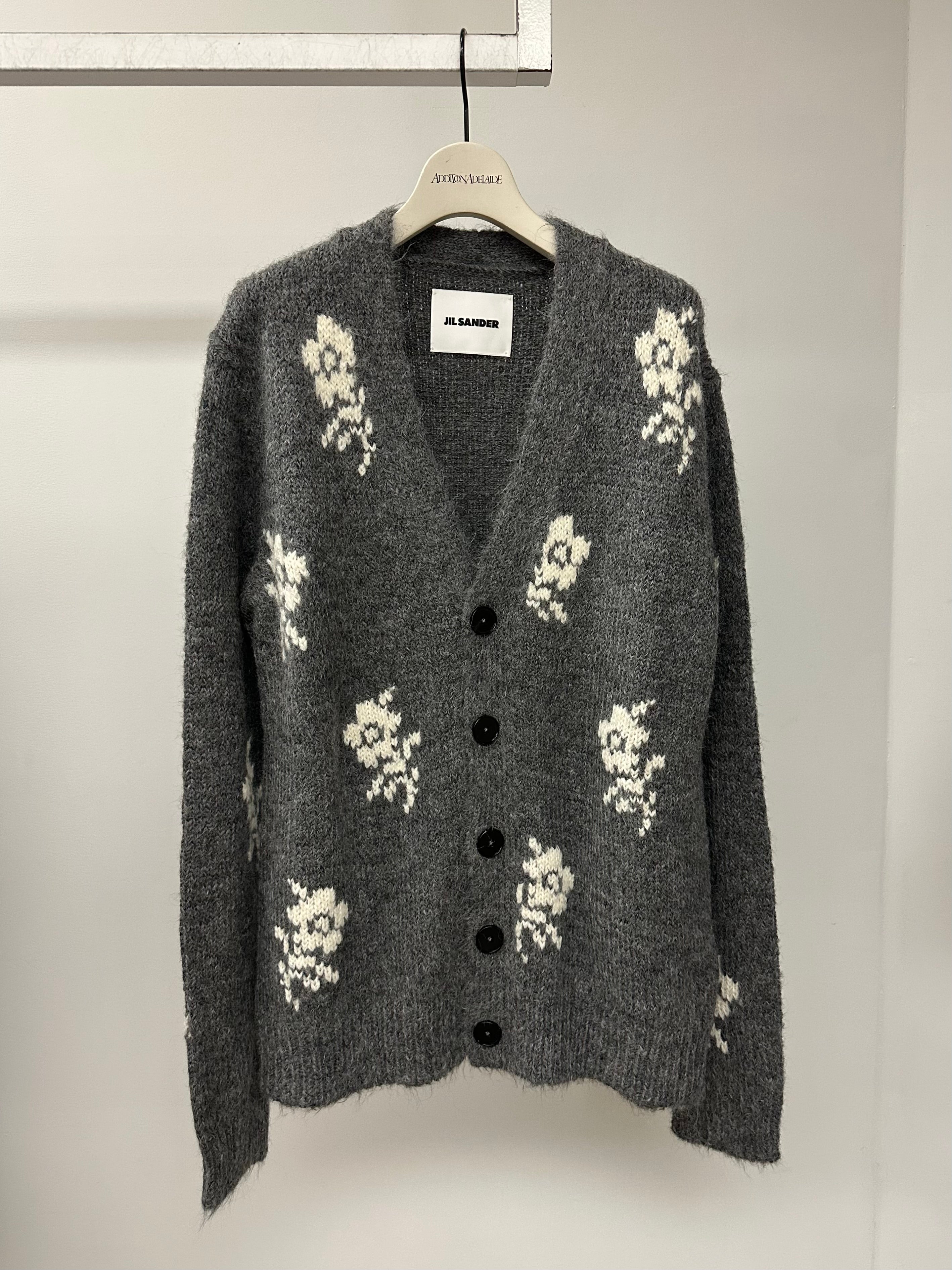 JIL SANDER (ジルサンダー) | LS VN CARDIGAN GREY – ADDITION ADELAIDE