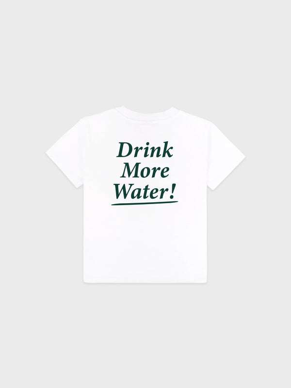 Drink More Water Kids T-Shirt WHITE