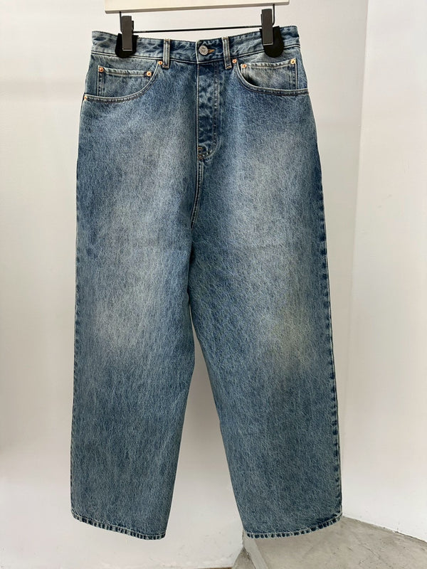 BACK TO FRONT JEANS M BLUE