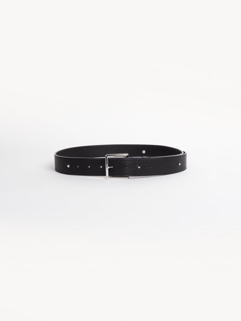 【013-B-4114-BK】Linea Studded Belt BLACK