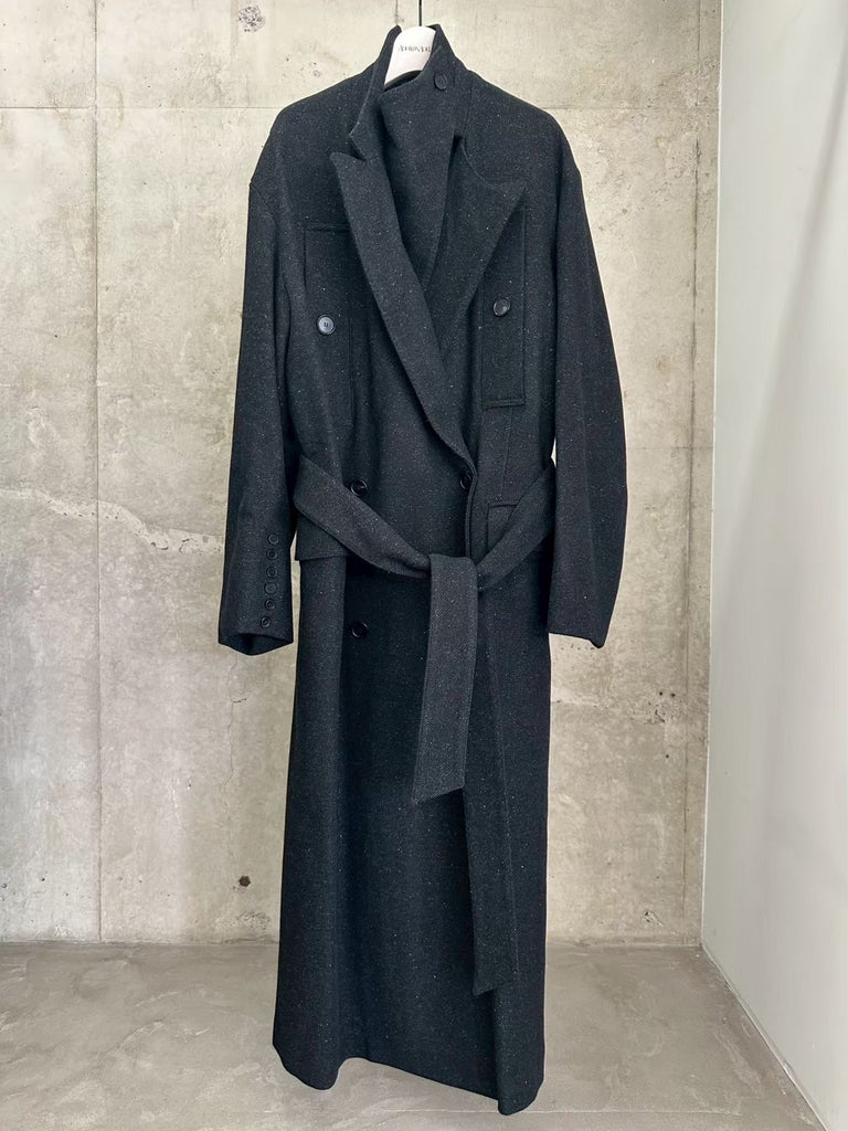 CAPTAIN OVER COAT BLACK