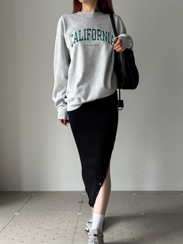 CALIFORNIA CREWNECK GREY