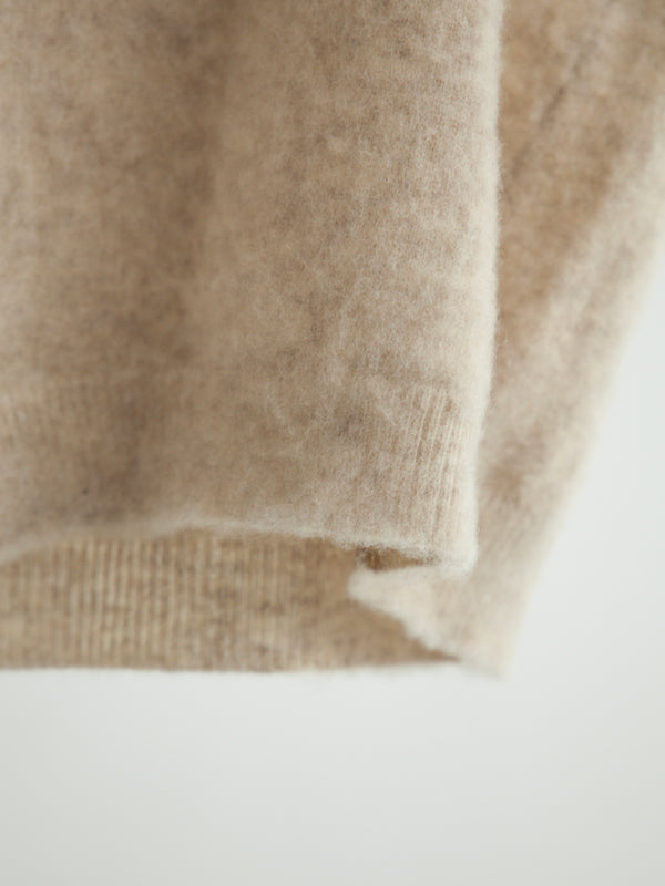 【S26AW29KNT】KNIT GILET BEIGE