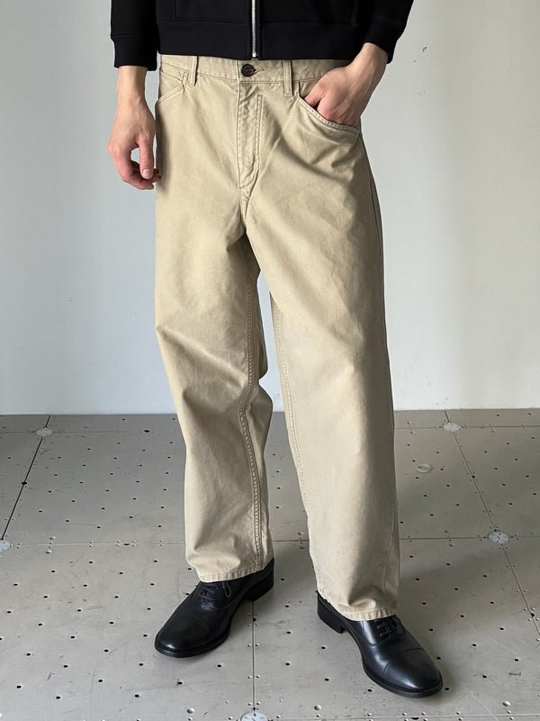 ANDRÉ SUNFADED CHINO PANTS BEIGE
