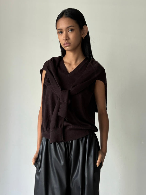 【035-026-KT024】High gauge gimmick Knit BORDEAUX