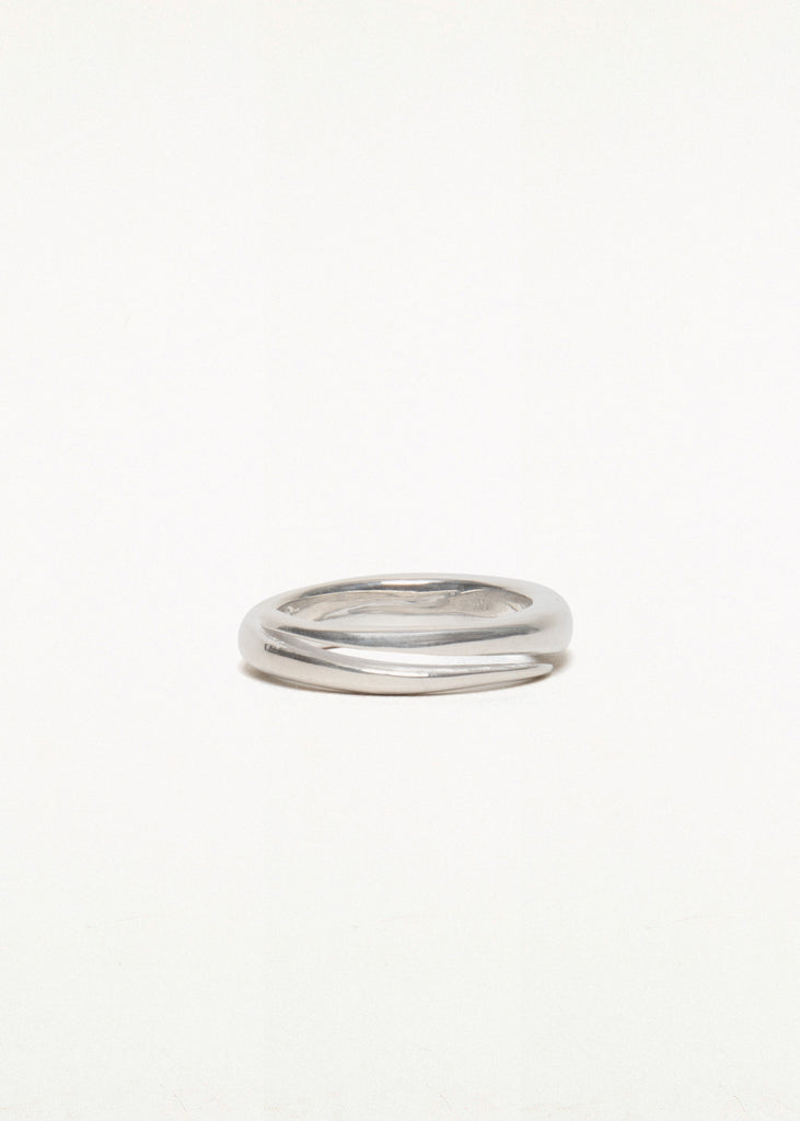 SMALL WINDING RING SILVER