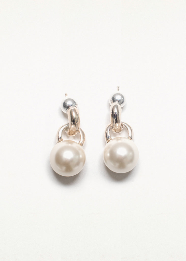 EVERYDAY PEARL EARRING SILVER
