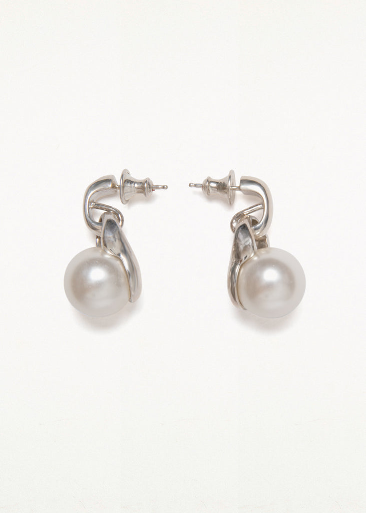 EVERYDAY PEARL EARRINGS SILVER