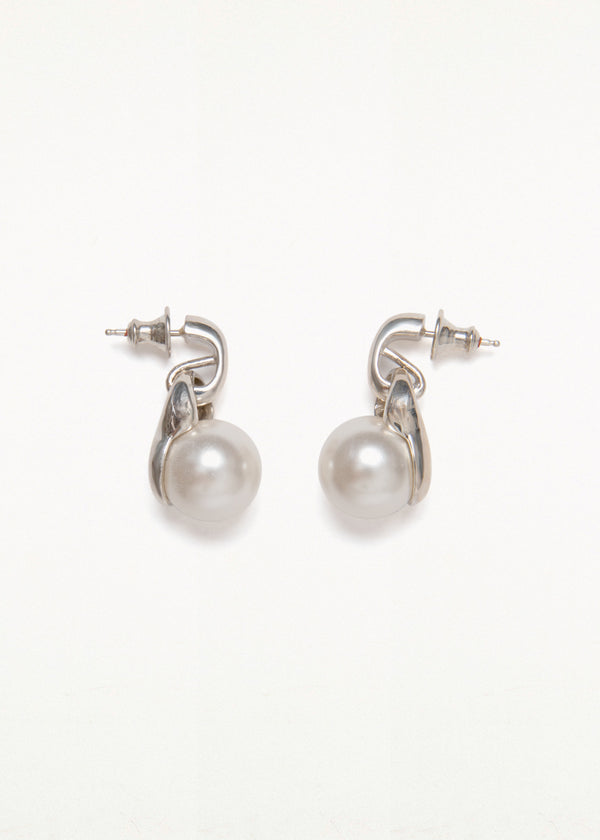 EVERYDAY PEARL EARRINGS SILVER