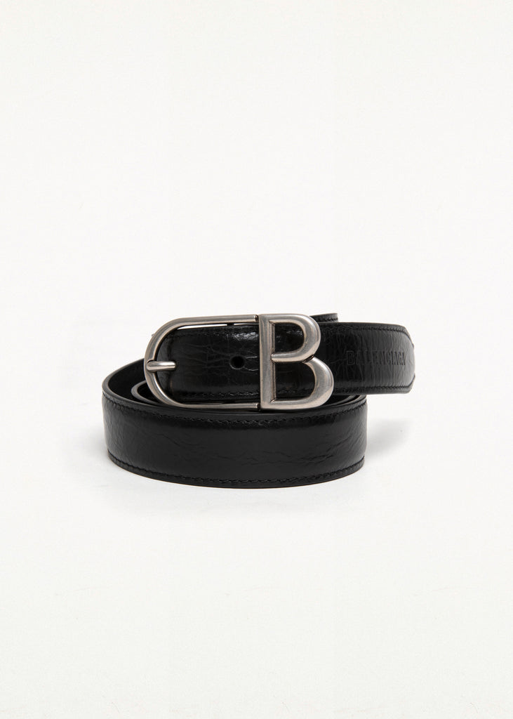 CLASSIC B BELT 25 BLACK