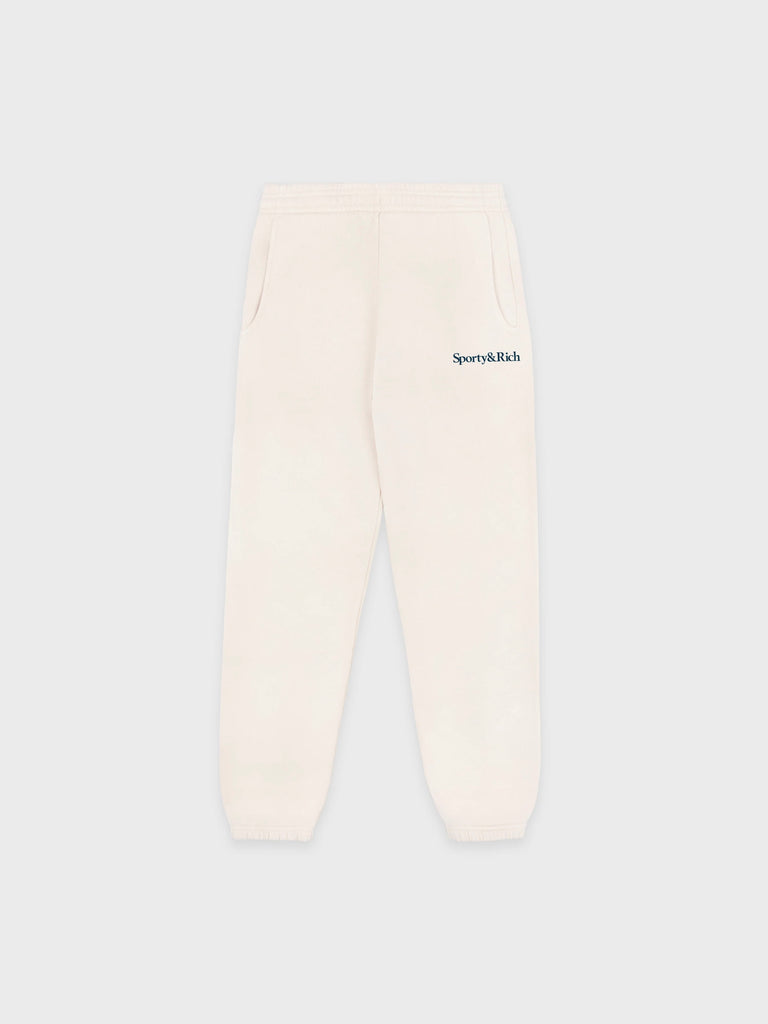 Serif Logo Kids Sweatpant IVORY