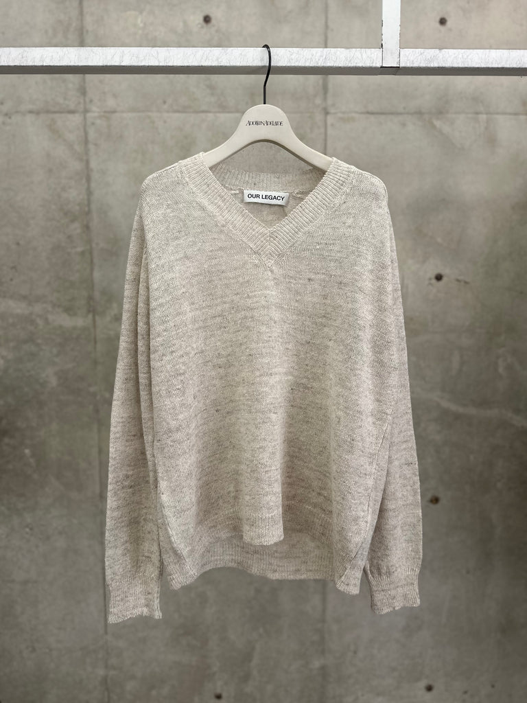 RUE V-NECK OFF WHITE