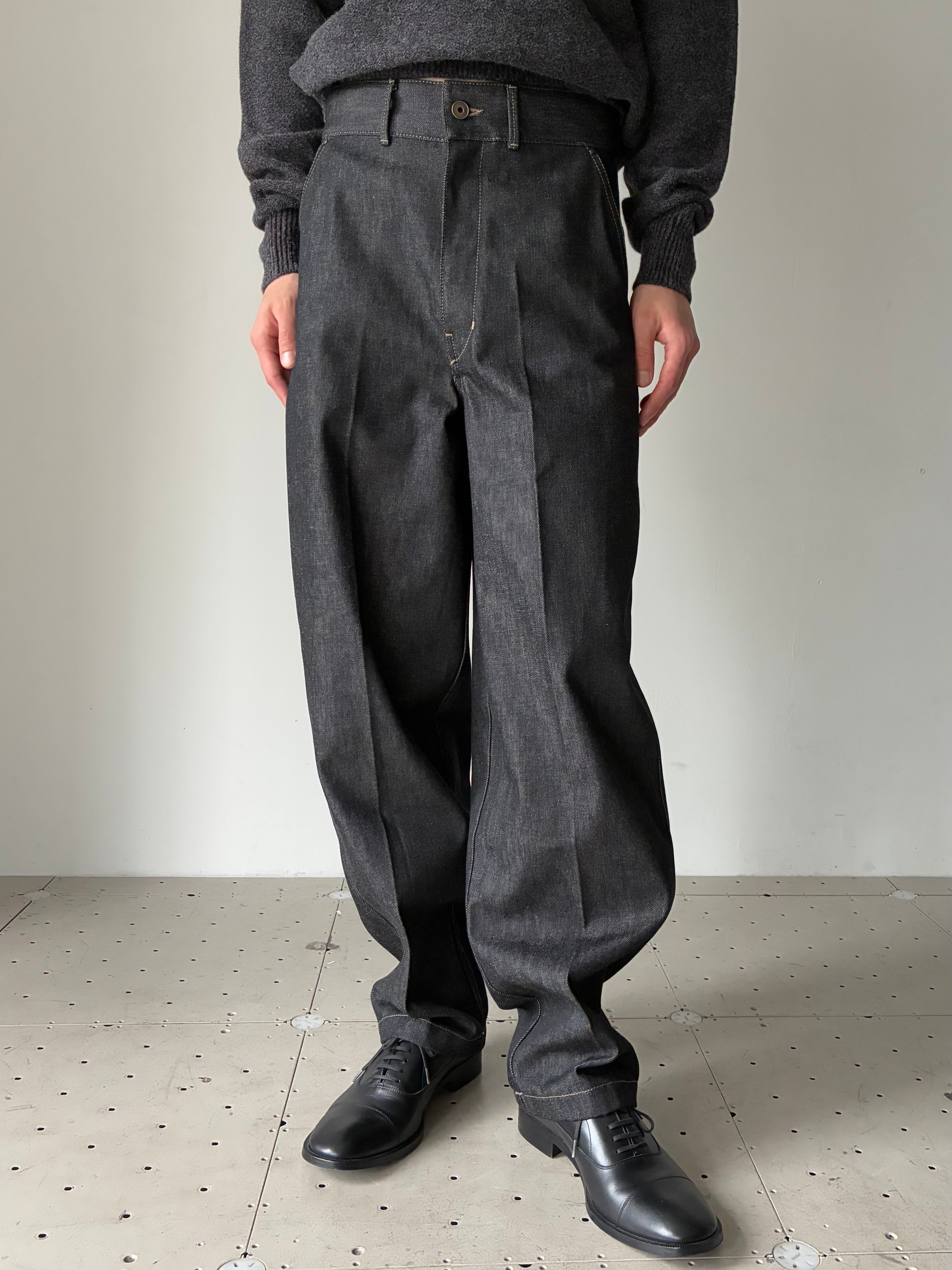 Lemaire(ルメール) | MAXI BARREL WORKWEAR PANTS BLACK – ADDITION