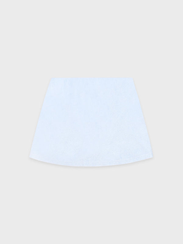 【33SR01SK007710326BL90】Signature Logo Terry Skirt L. BLUE