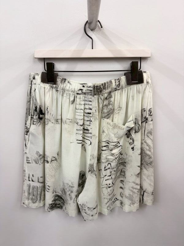Pyjama Shorts WHITE