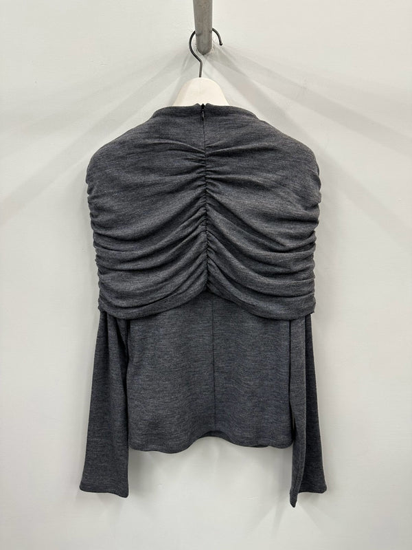 【036-026-CT024】Super 120's Wool Tops GREY