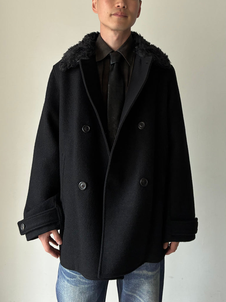 【M4261WBS】WAGE PEA.COAT BLACK