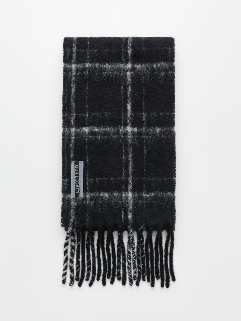 【A4248EBF】ESTATE SCARF BLACK