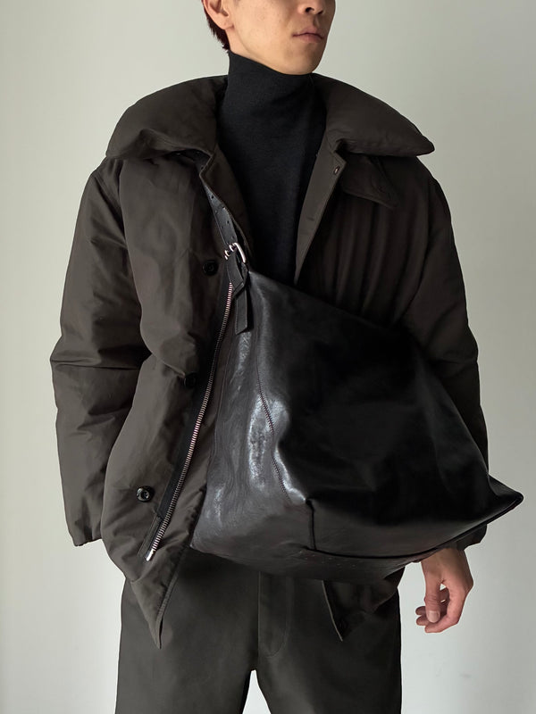 BELTED HOBO BAG BROWN