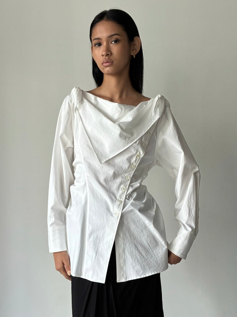 【FTC264-0104B】BLOUSE WHITE