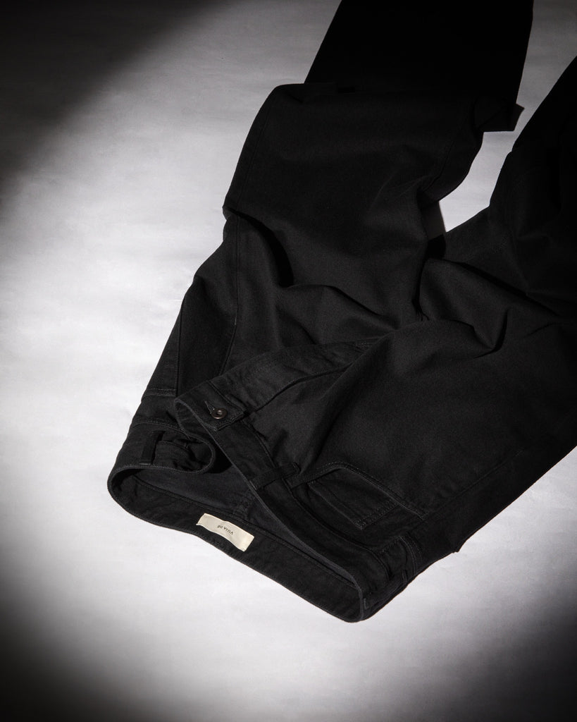 VUJA DE (ヴジャデ) | STEVE WIDE-LEG DENIM JEANS BLACK – ADDITION