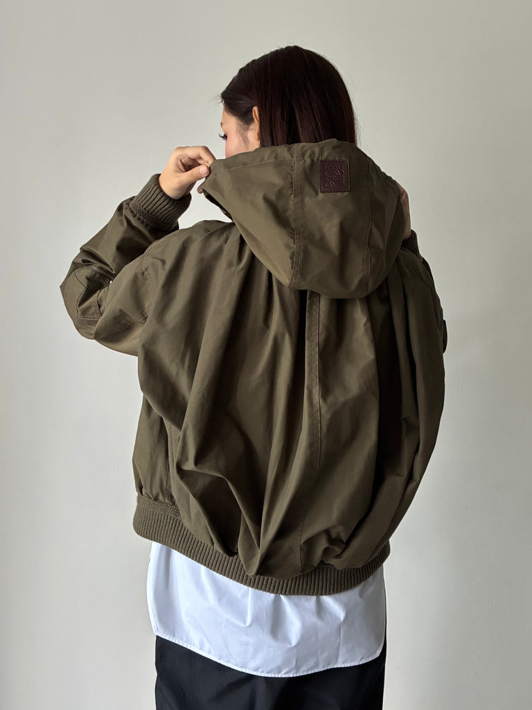 HOODED JACKET KHAKI