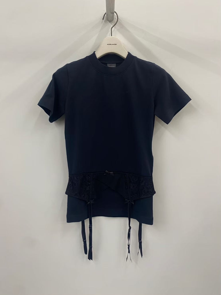 LINGERIE T-SHIRT BLACK