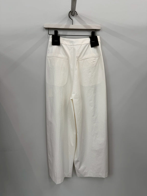 【034-026-WP003】NYLON COTTON CROSS PANTS WHITE