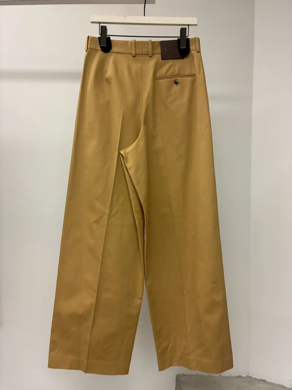 【H526Y04X67】WIDE LEG TROUSERS BEIGE