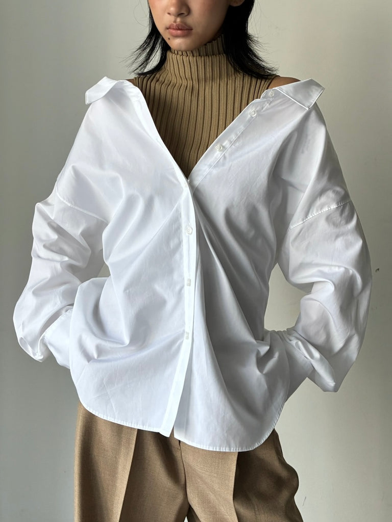 SUPIMA COTTON SHIRT WHITE