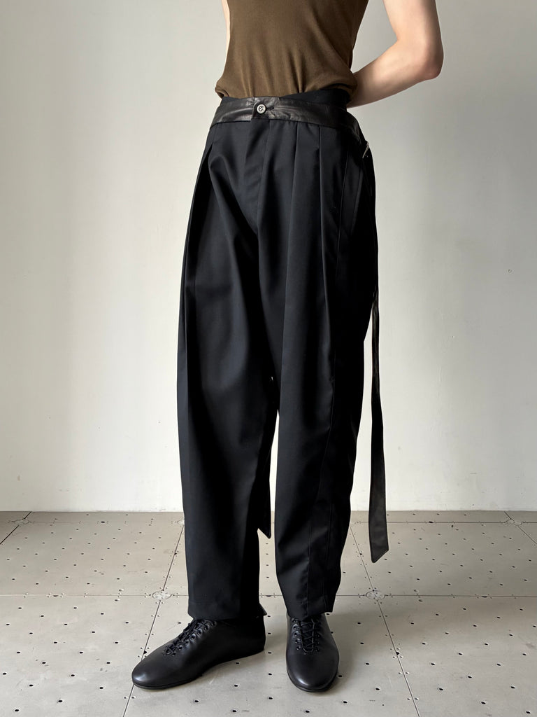 【34PDC-S1-1126】 JACOB TROUSER BLACK