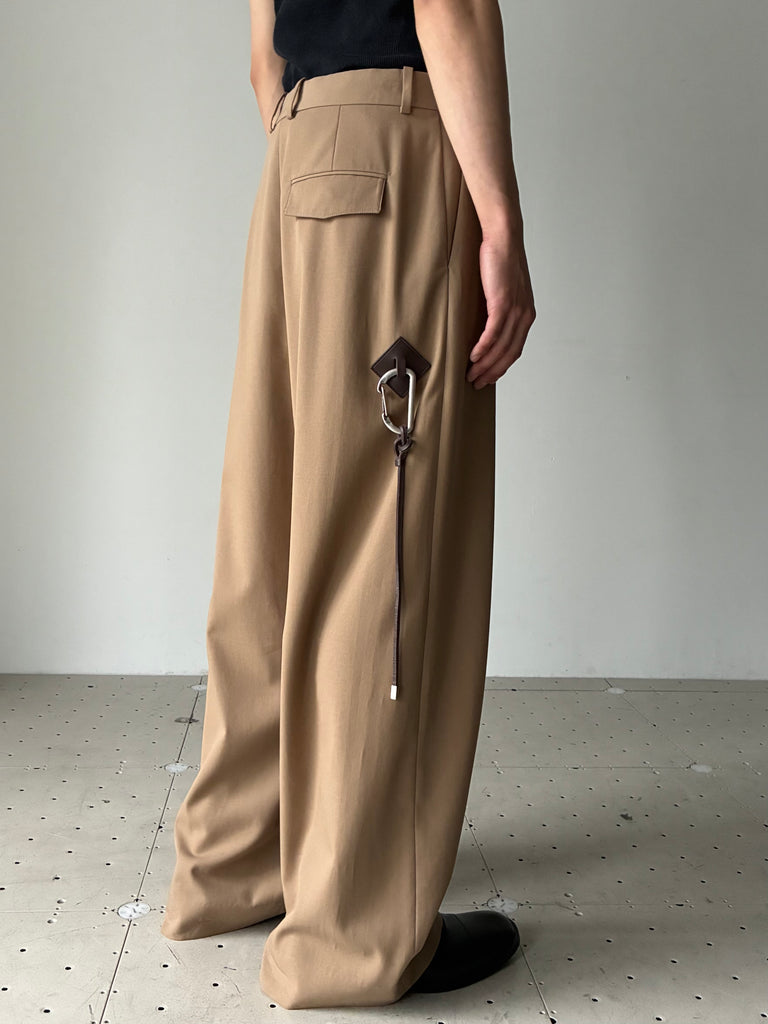 LOW CROTCH TROUSERS AF BEIGE
