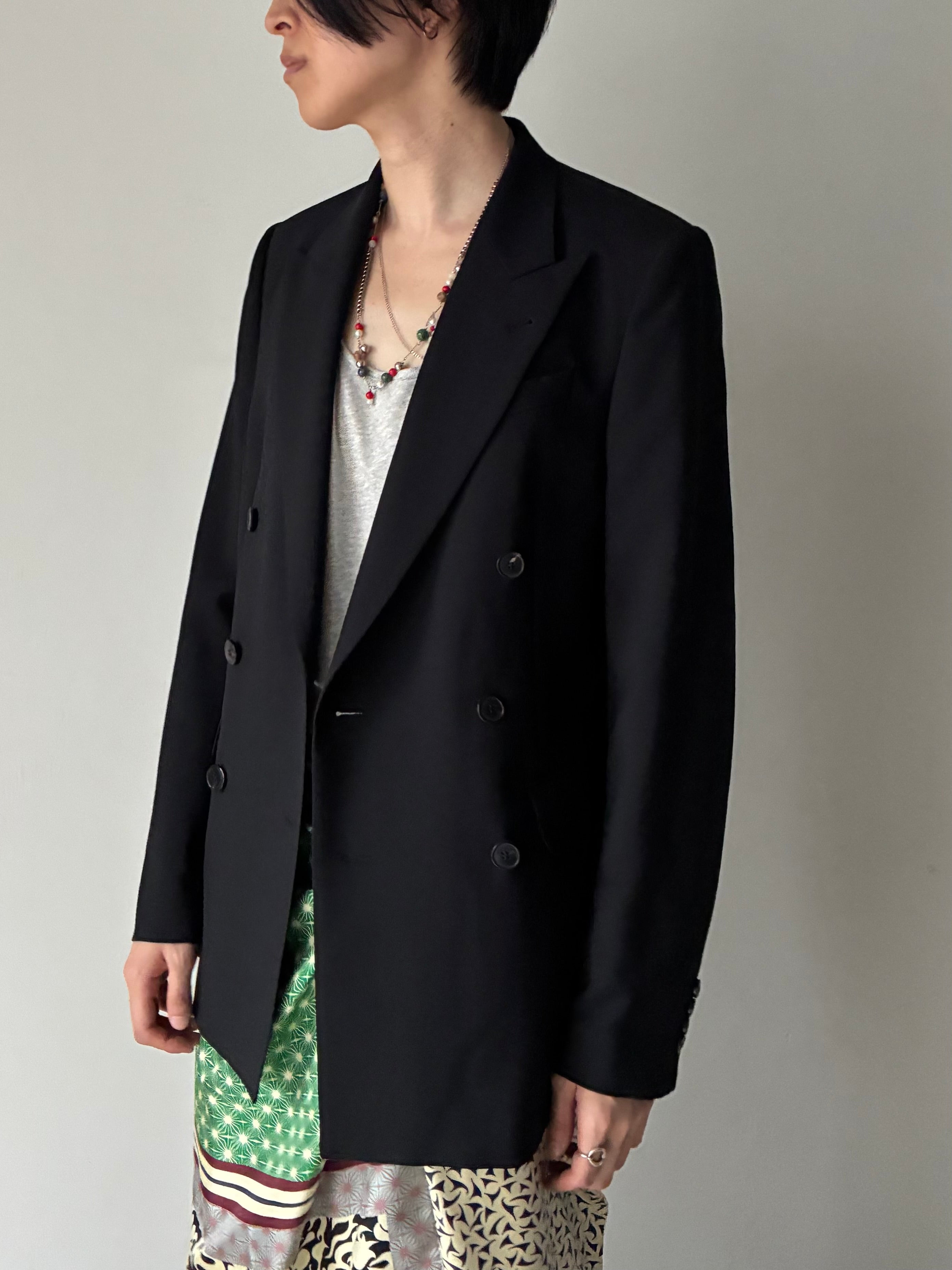 DRIES VAN NOTEN ノーカラージャケット ブラック 3C873FAA-55CC-4320-94A8-