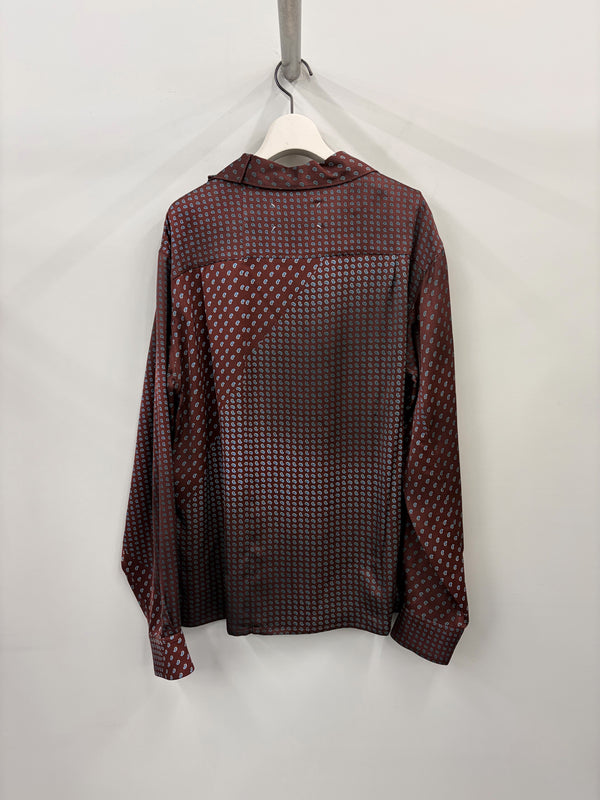 【S50DT0083 M36040229S】PAISLEY PRINTED SHIRT RED