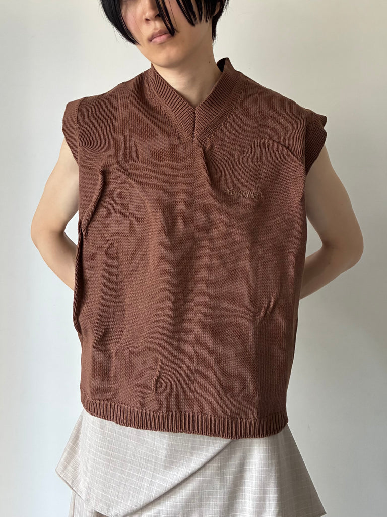 VEST BROWN
