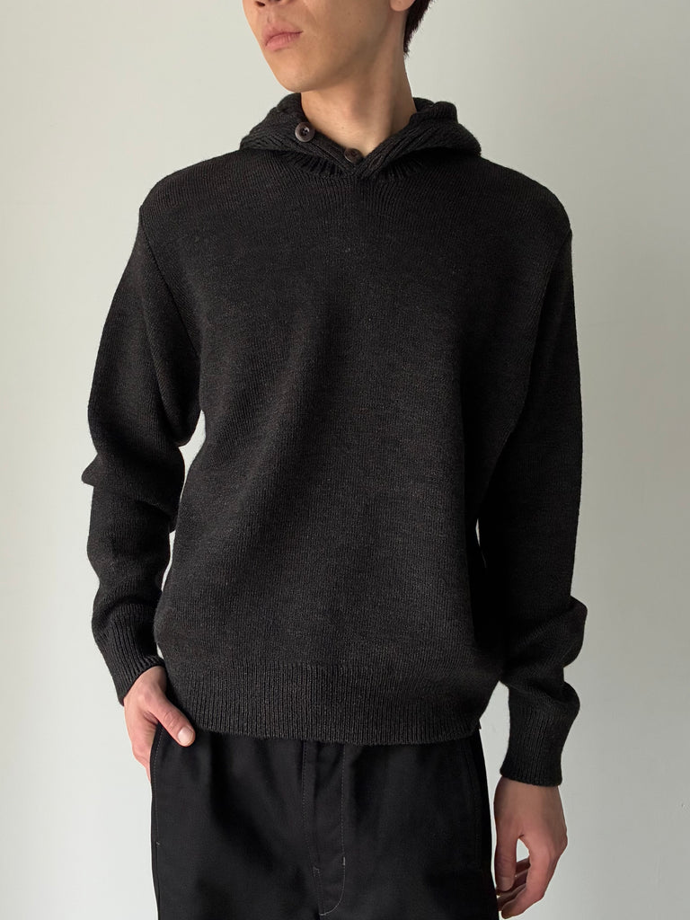 HOODED SWEATER BLACK