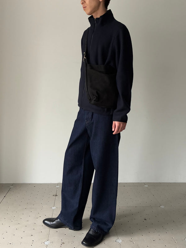 EVERYDAY FLEECE JACKET IN WOOL/NYLON NAVY