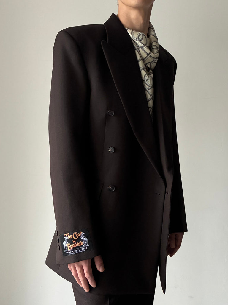 【問い合わせ商品】OVERSIZED JACKET BROWN